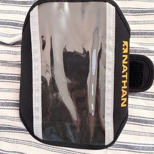 Nathan Black and Yellow Armband Phone Holder for Running